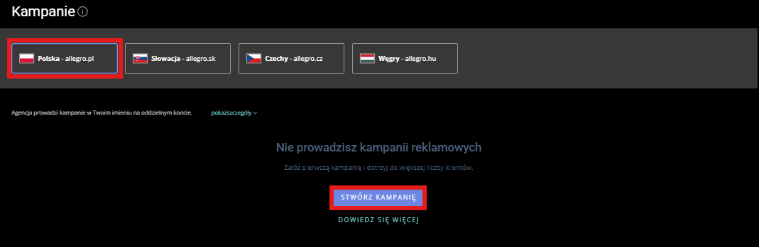 Stwórz kampanię