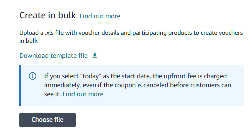 Pobierz szablon pliku Excel klikając Download template file.
