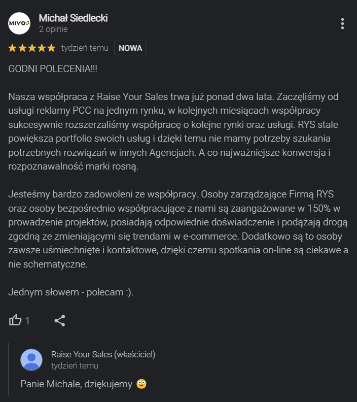 Opinia Mivos