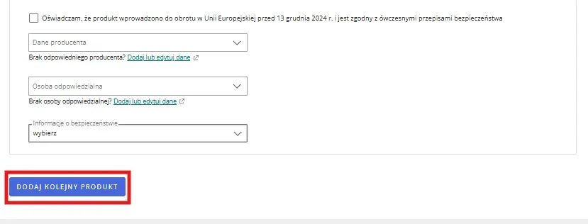 Zestawy produktów z różnymi katalogami
