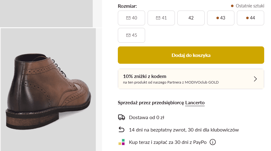 Produkty marketplace Modivo - zakupy na nowych zasadach