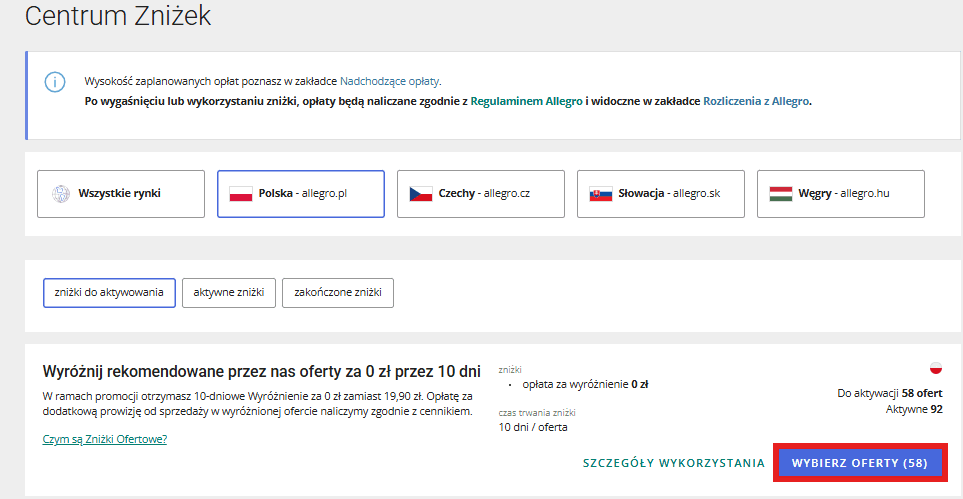 Dodawanie darmowych wyróżnień