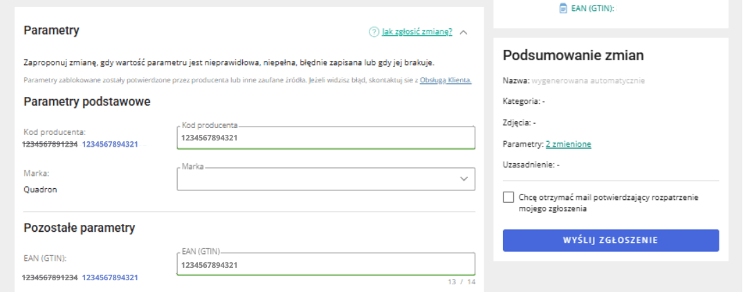Aktualizacja Kodu Producenta