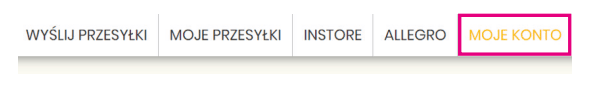 Po zalogowaniu się na konto przejdź do zakładki Moje konto