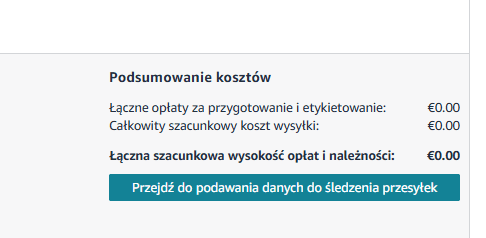Przejdź do podawania danych do śledzenia przesyłek